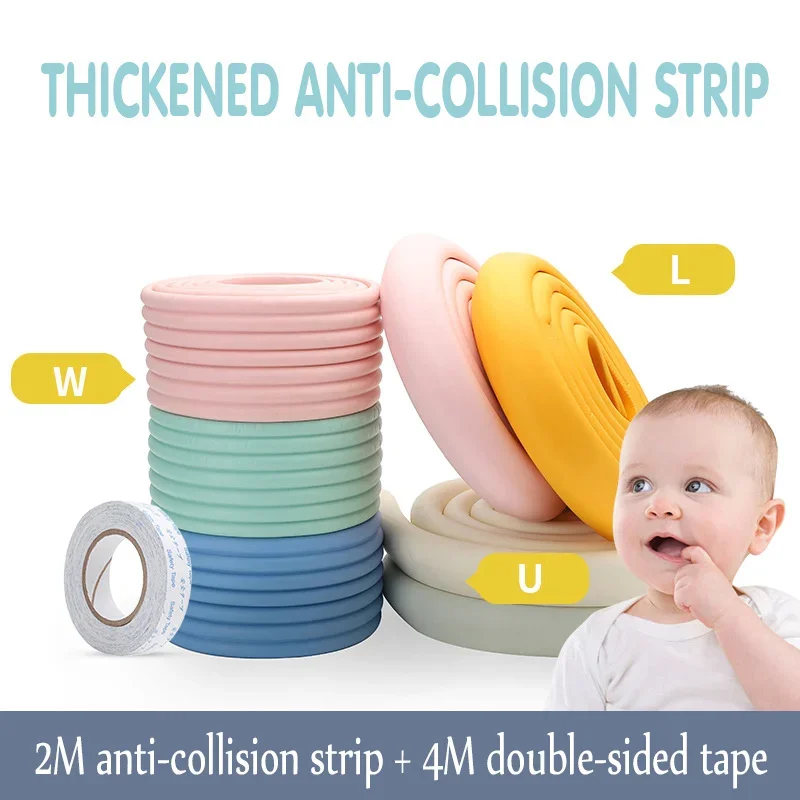 Table Edge Protector Furniture Anti Collision Strip Table Edge Guard Strip 2M Home Safety Protector