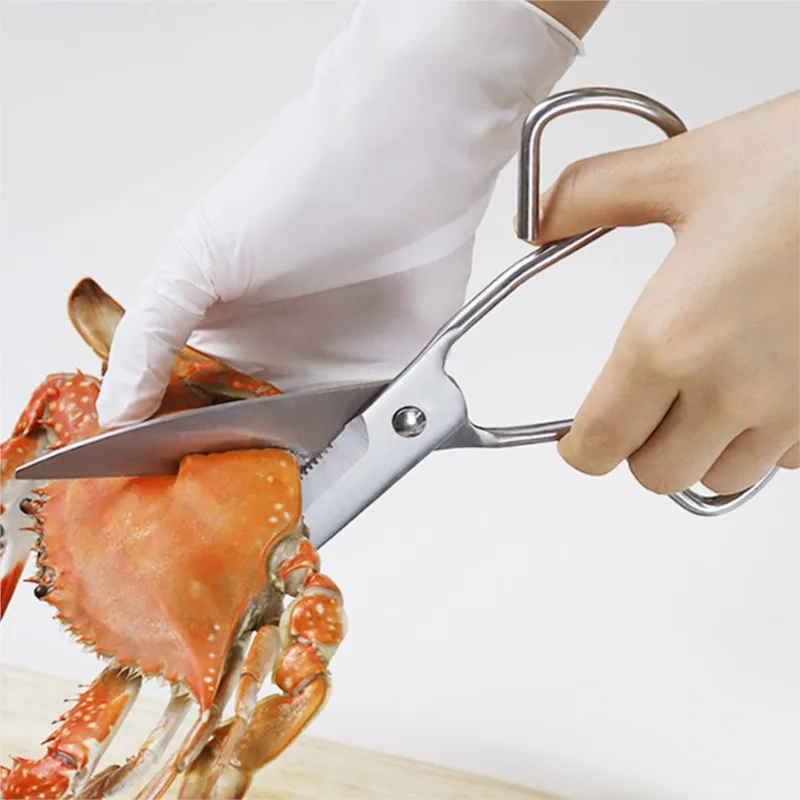 

Kitchen Accessories Scissors Stainless Steal Sharp Multi Function Tool Food Scissor For Chicken Vegetable Barbecue Fish Meat