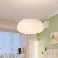 Lampe de Chambre à Coucher Nordique Moderne et Romantique, Luminaire de Style Crème, Lumière Chaude pour Fille et Restaurant 1