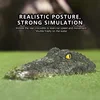 Halloween prank toy boat remote control simulation animal crocodile boat 2.4G electric simulation water floating Toys 3