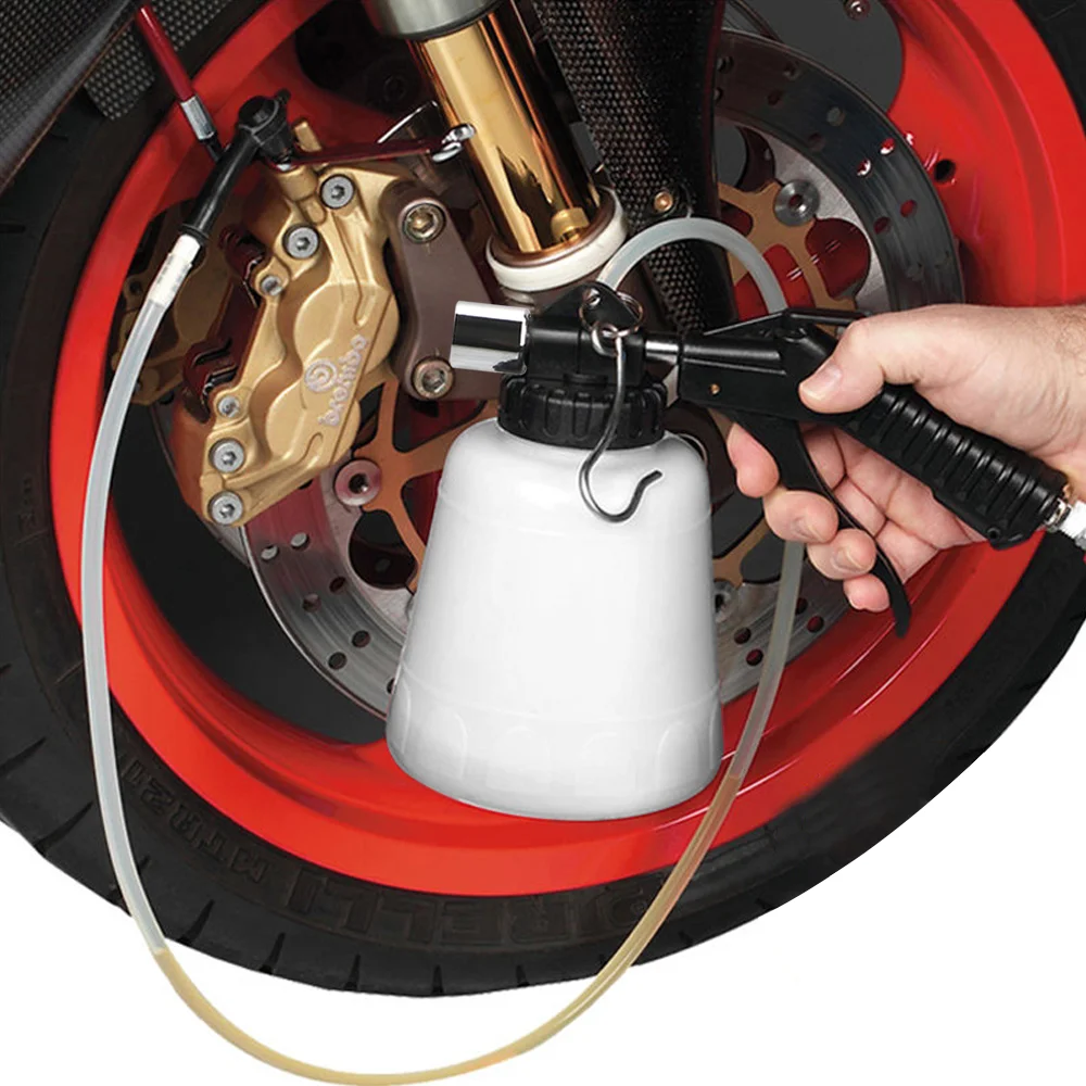 1L 0.75L/3L Car Brake Bleeder Hydraulic Pumping Fluid Pump Kit Oil Change Purge Tank Tubes Repair Tool