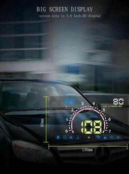 Land Rover OBD2 HUD Display 1