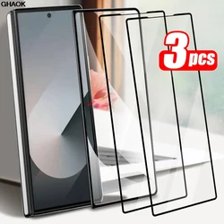 Premium 9H Tempered Glass Screen Protector - Full Cover, Anti - Scratch - 3 Pack (For Galaxy Z Fold 6)