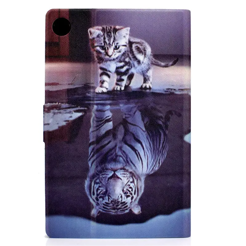 para Lenovo Xiaoxin Almofada 2023 Case Tab M10 Plus 3rd Gen 10.6 Tb128fu Tb125fu Capa Funda Crianças Pintados Couro do Plutônio Suporte Coque - Imagem 2