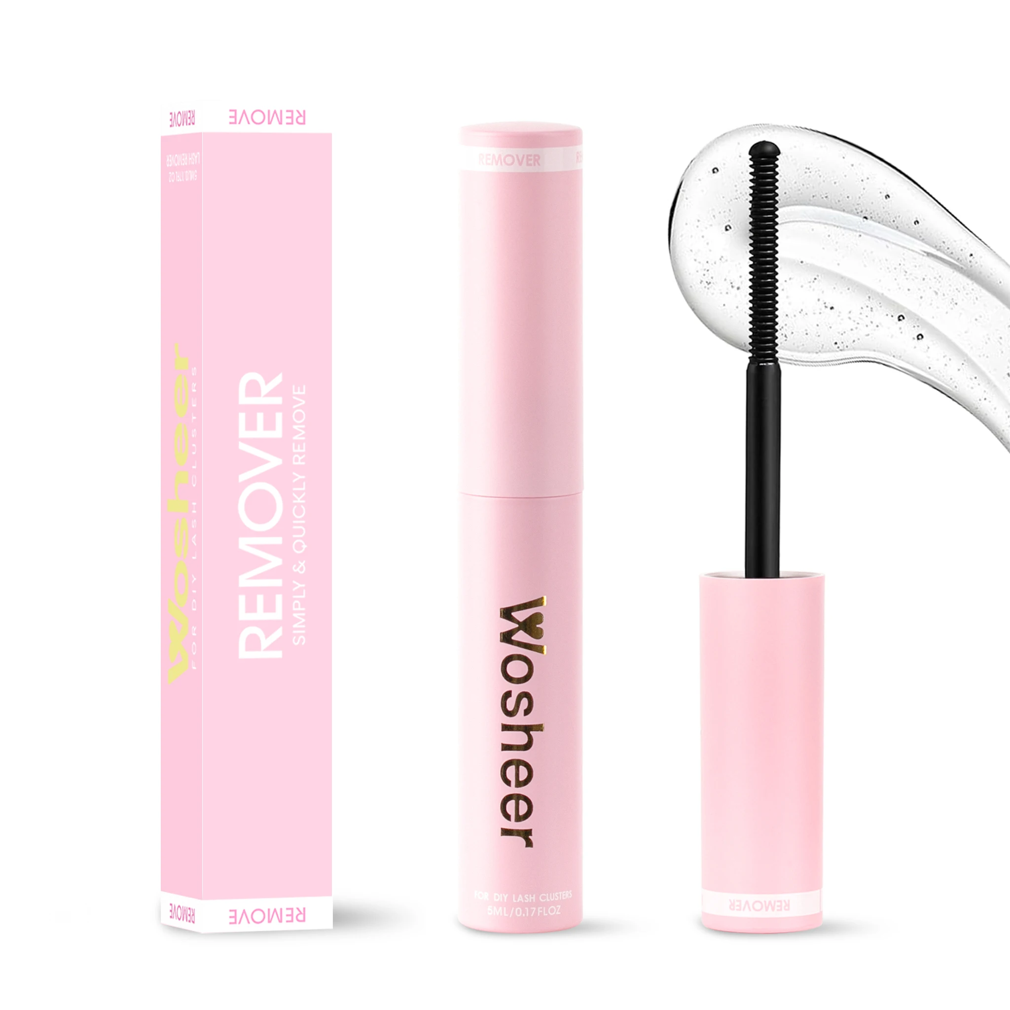 Description Picture 4 of itemWOSHEER Eyelash Bond & Seal 10ml Eyelash Glue Remover 5ml Eyelash Curler Eyelash Brush Tweezer Kit Makeup