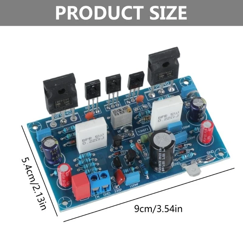 HX6A 2pcs 클래스 A 전력 증폭기 보드 100w 스피커 앰프 사운드 증폭기 보드 + -35V  + -45V 전원 공급 장치 증폭기