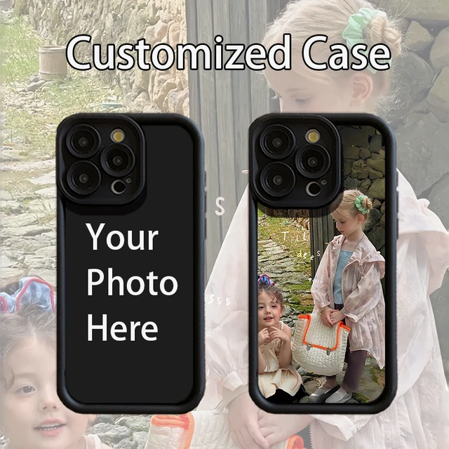 Customize DIY Photo Personalized phone case for iPhone 17 16 15 14 13 12 11 Pro e XS Max XR 7 8 Plus SE 2020 Back Cover 1