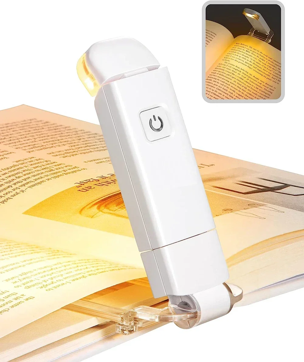 Description Picture 2 of itemMini Light Reading Clip Light LED Small Night Light USB Charging Adjustable Brightness Eye Protection Portable