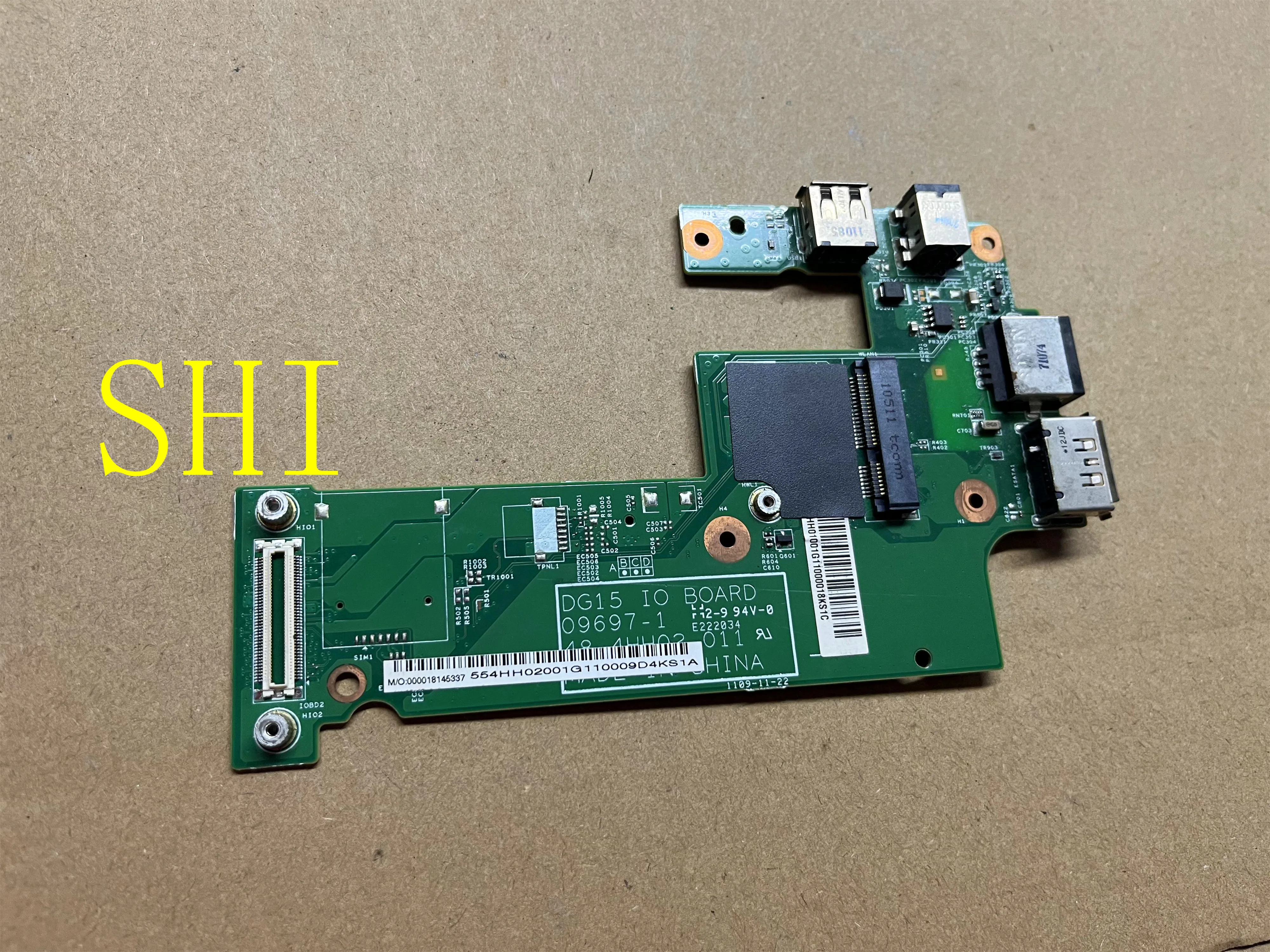 

Оригинальный разъем постоянного тока 48.4HH02.011 для Dell Inspiron 15R N5010 IO USB и плата адаптера питания DG15 IO 09697-1