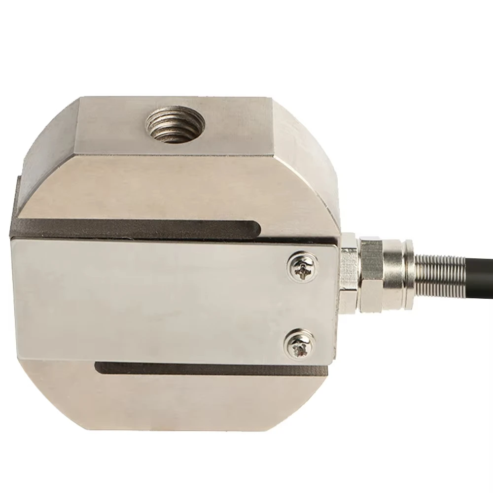DYLY-102 Kreisförmige Wägezelle, 42 CrMo-legierter Stahl, bidirektionale Zugfestigkeit mit 2 m Kabel, 0–1 kg, 0–30 kg, 0–500 kg, 0–5 T