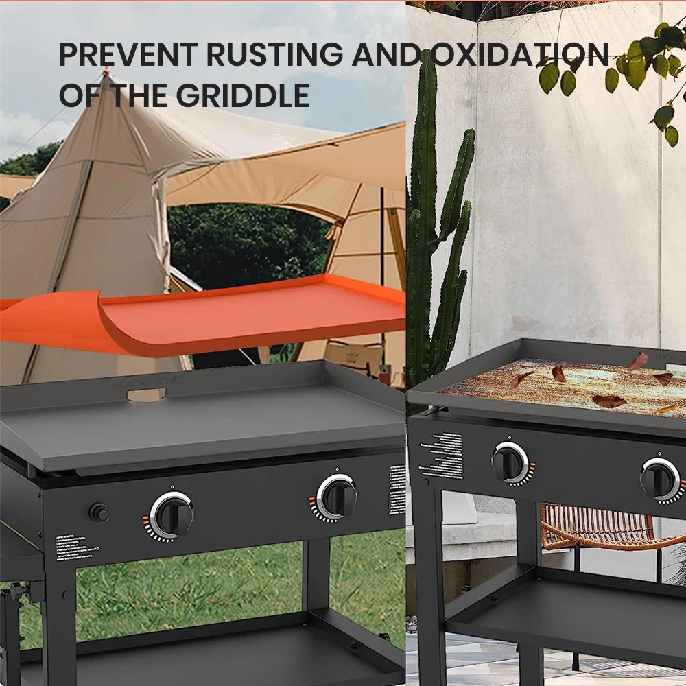 Griddle Cover Silicone Grill Mat for Blackstone Griddle with Protection Accessories Outdoor Protector for bbq grill mat,pizza oven cover