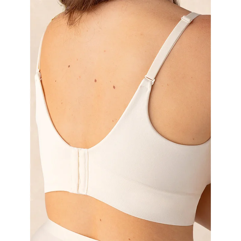 Women's Sexy Body Shaping Plus Size Fixed Cup Bra Supporting Traceless Underwear Comfortable Gather-up Wireless Bra 2