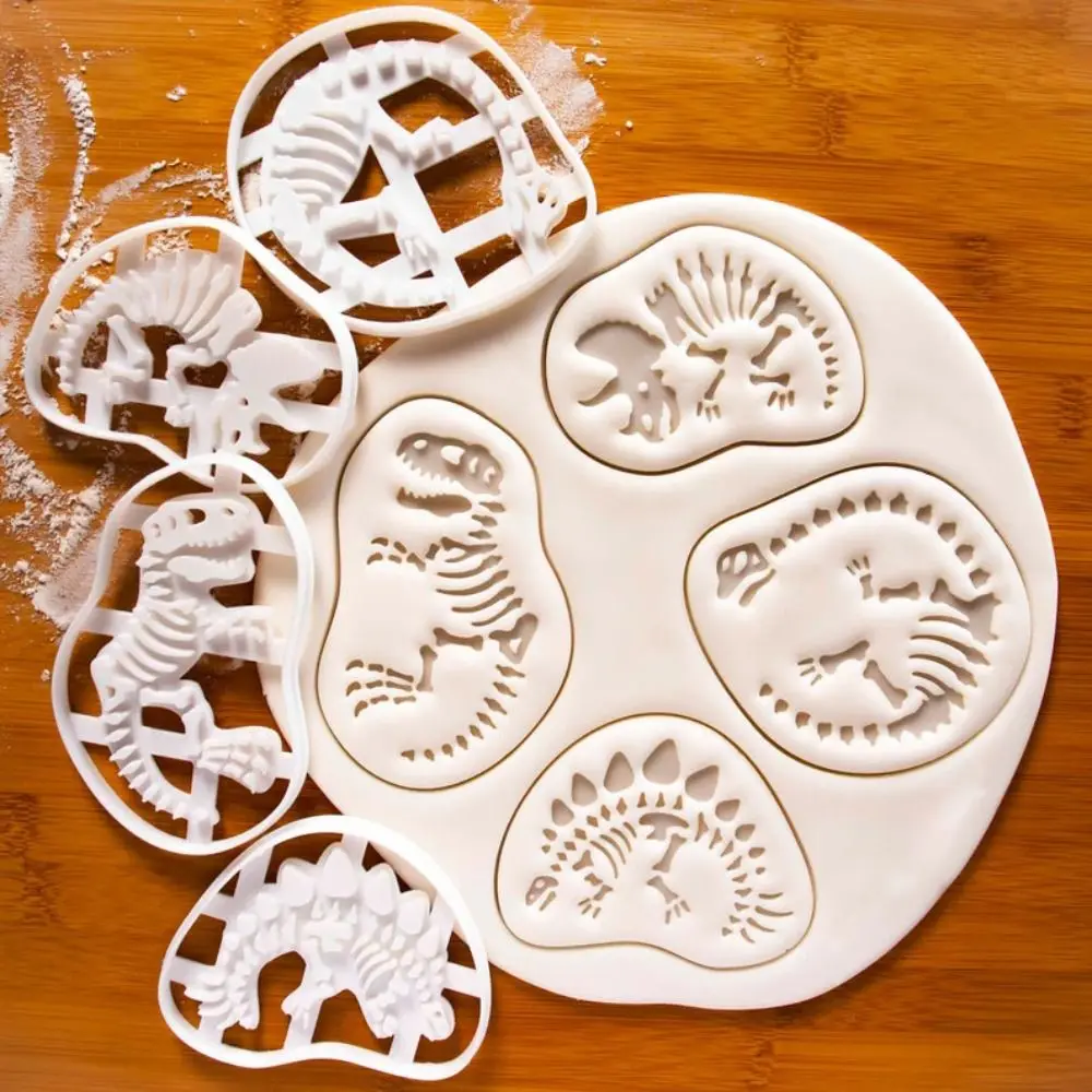 Dinosaur Cookie Cutters Mold Baking Mold 4Pcs