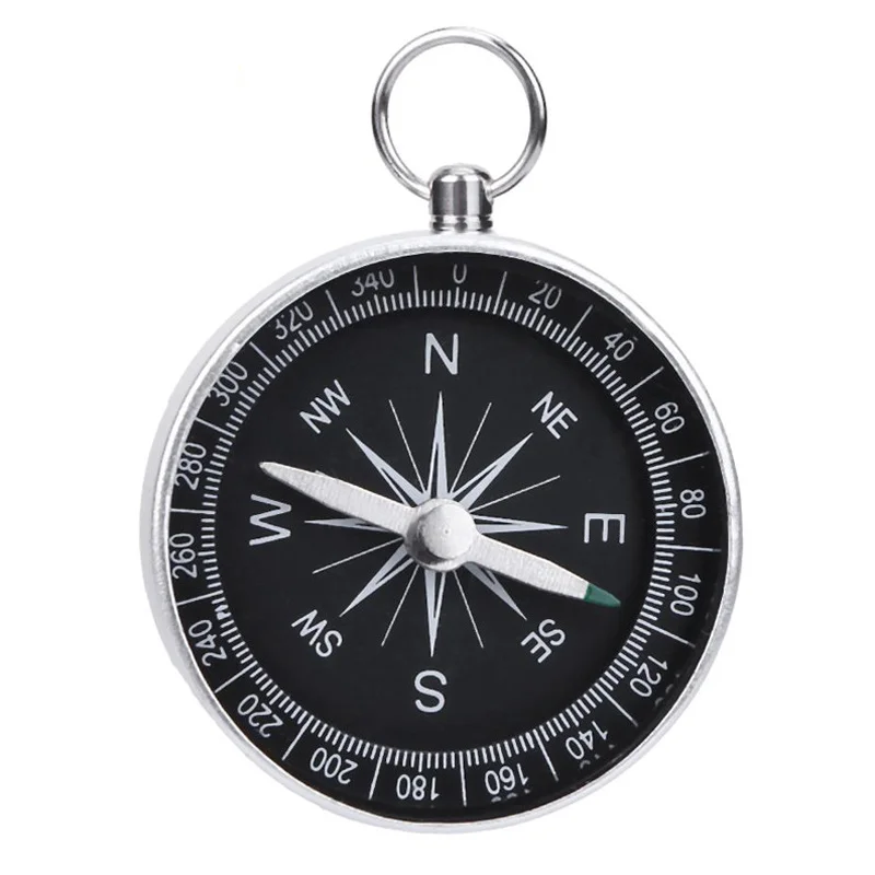 Mini Compass G44 Keychain Pendant Aluminum Alloy Metal Portable Gift Outdoor Adventure Travel