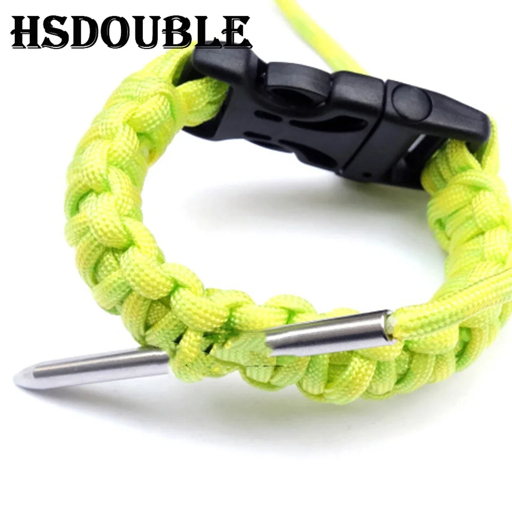 10 Stück/Packung 3-Zoll-Stahl-Paracord-Nadel mit Schraubgewindespitze, Nähnadel für Stricken, Weben, Paracord-Armband, Gürtel – Detail 4