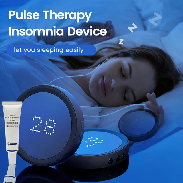 CES Sleep Aid Insomnia Electrotherapy Device Anxiety and Depression  Migraine Relieve Anxiety Head Pain Fast Sleep Instrument - AliExpress