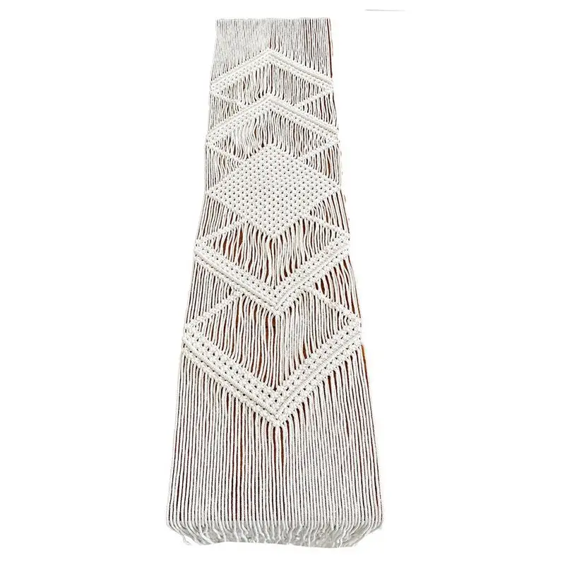 

Скатерть в богемном стиле, плетеный вручную декоративный Настольный коврик в стиле бохо, свадебное украшение для гостиной