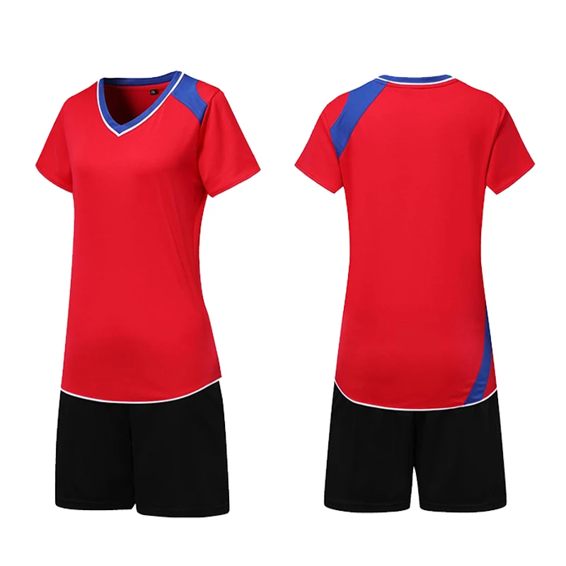 Girls Volleyball Uniforms Design Your Own Volleyball Jersey Short Sleeves Blank Tennis Jersey For Sport Team A820+A821