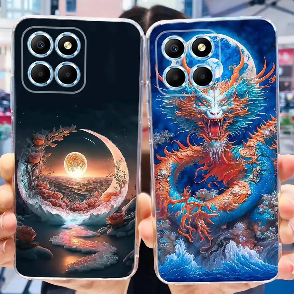 Fashion Butterfly Flower Soft Silicone Shockproof Phone Case Cover