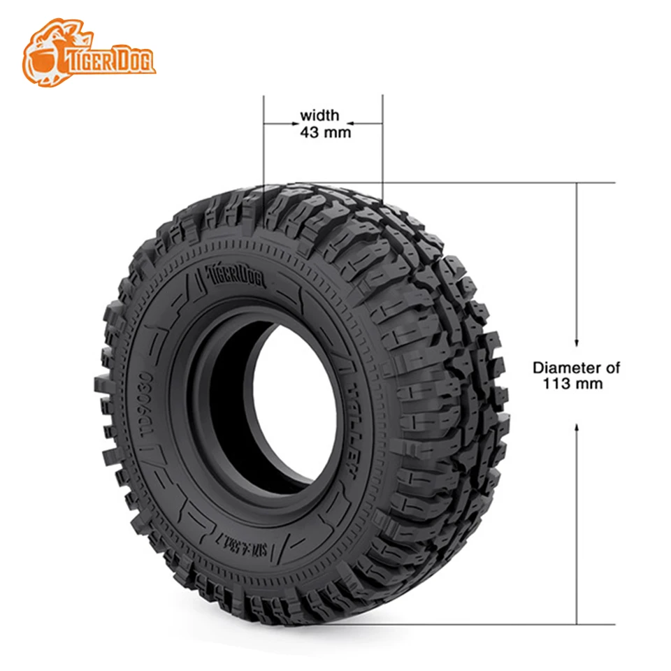 TigerDog RC Car with Sponge Tire Skin Crossing Pioneer 1.9 TigerDog RC Car with Sponge Tire Skin Crossing Pioneer 1.9