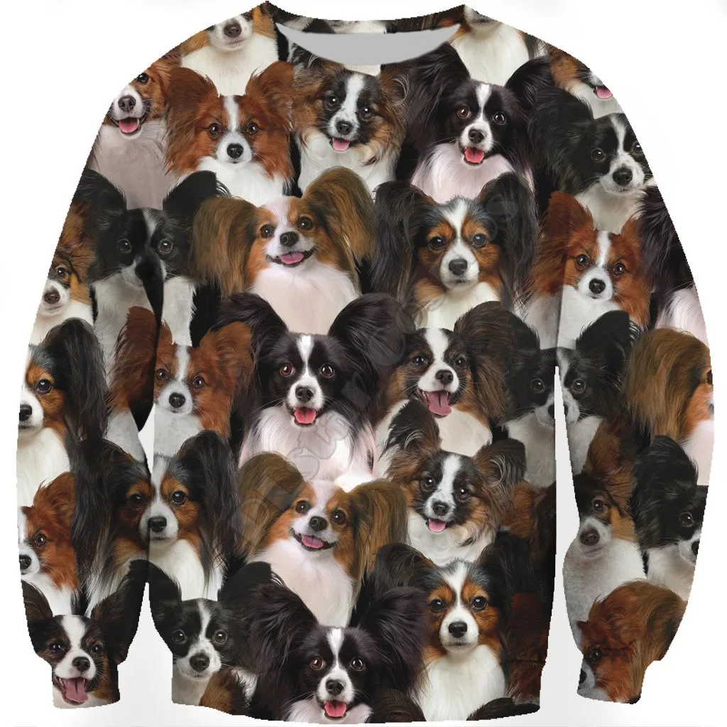 

You Will Have A Bunch Of Papillons Sweatshirt 3d Printed Women For Men Sweater Sweatshirt Streetwear Pullover 10 Color