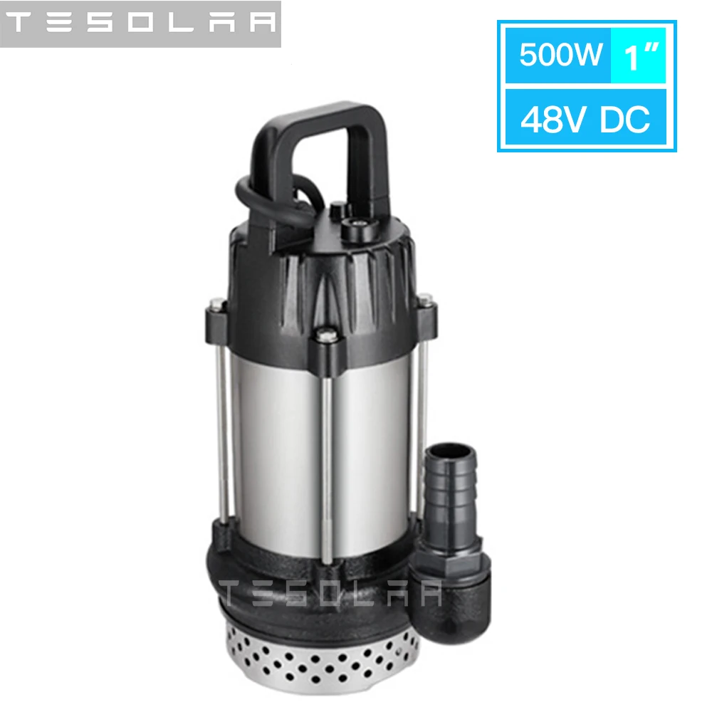 500w Dc Brushless Solar Submersible Water Pump Inserted Mppt Controller  Built-in Controller Driven By Battery - Pumps - AliExpress