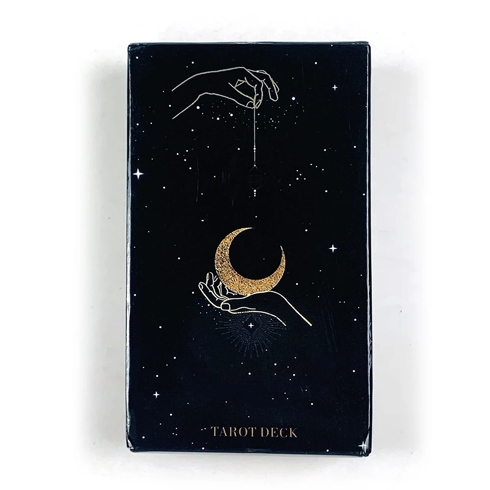 타로 카드 세트 별이 빛나는 꿈 천상의 점성술 마녀 카드 게임, 점술, 명상 및 파티 게임 및 선물 제공에 적합
