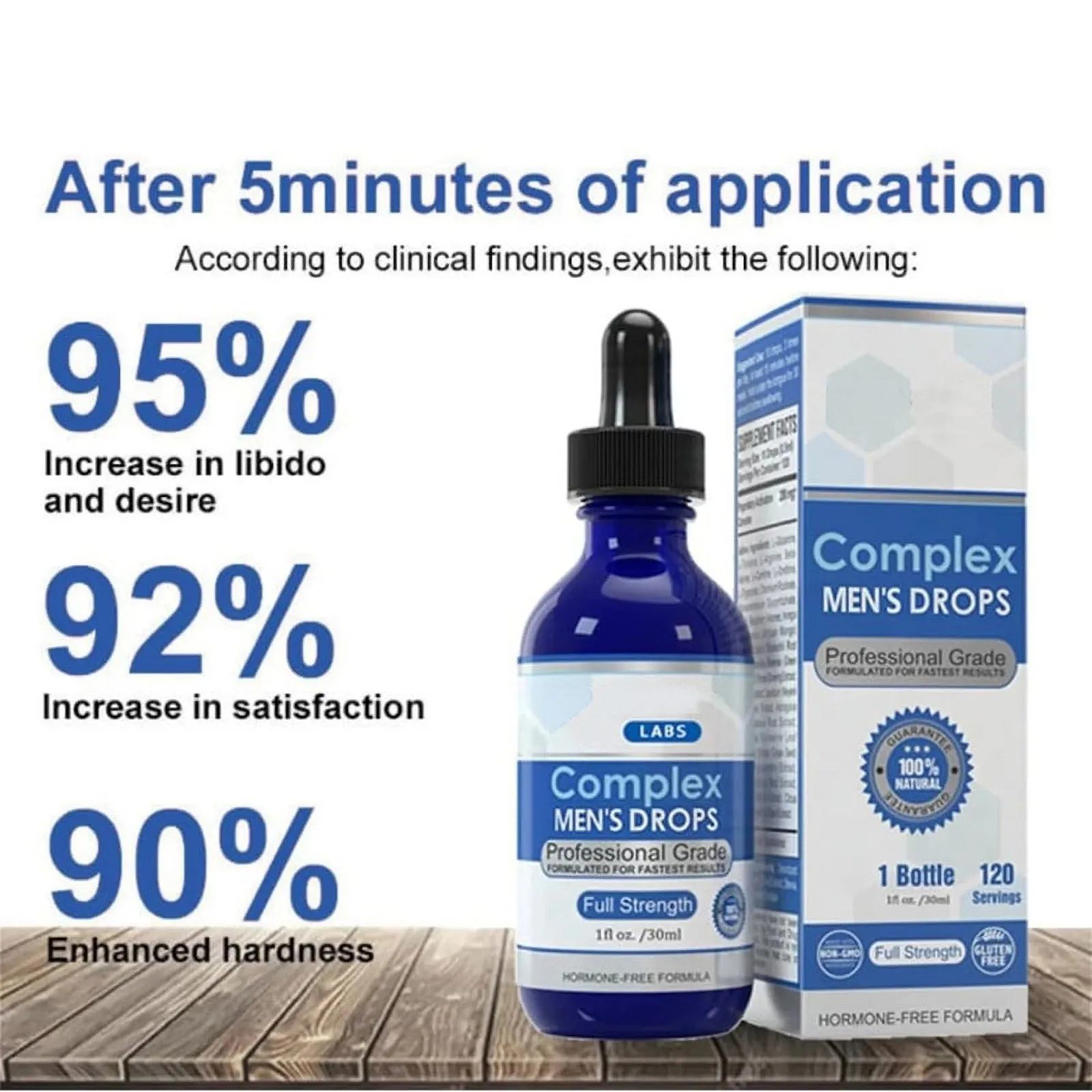 1/6 PC Men's Drops Oil Drops For Men Men's For Desire Increase In Satisfaction 30ML