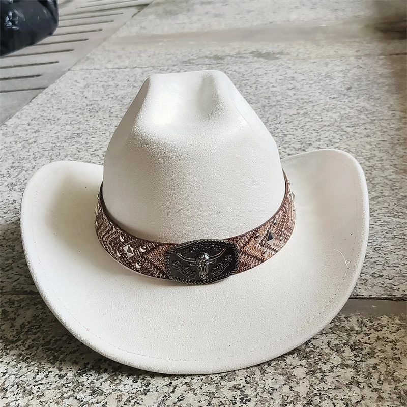 Cowboy hats for men and women autumn winter