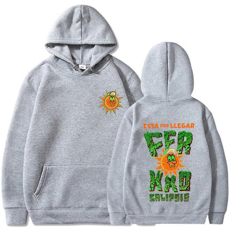 Feid Ferrxxo Calipsis Nitro Monster 2024 Tour Print Hoodie Clothes Autumn Winter Long Sleeve Ferxxo Sweatshirt Female/maleDaily