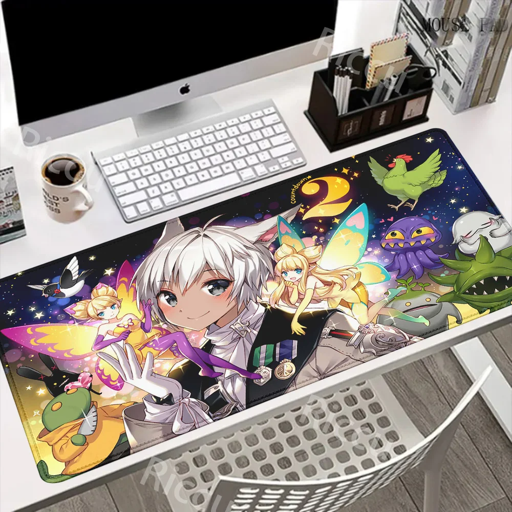 Letzte Fantasie xiv Mauspad xxl Tastatur PC Gummi Mäuse Matte Tisch matte HD-Druck Spiel Lock Edge Mouse pad Desktop dekorative Matte? – Detail 11