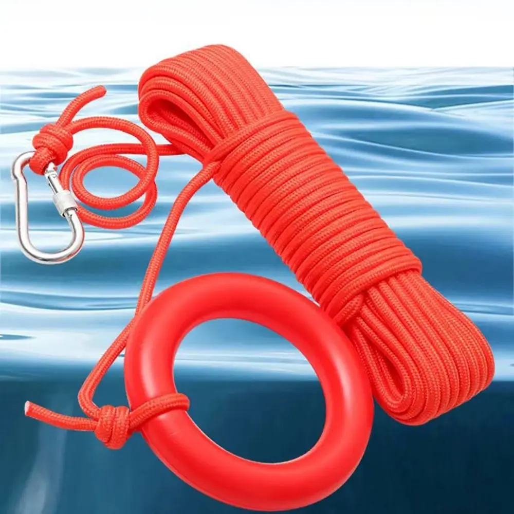 for Boating Canoeing Water Sports Life Saving Rope Accessories Strong Bearing Capacity 20M Lifeguard Tool Reflective Lightweight