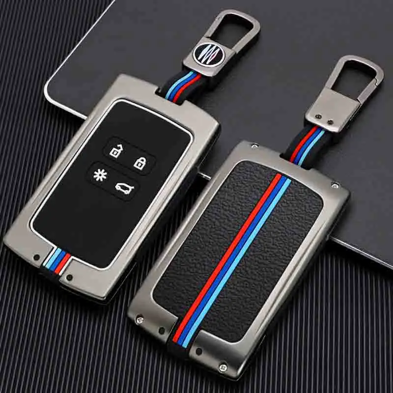 Portachiavi per auto per Renault Megane 2 3 Clio 4 5 Captur Trafic Kangoo Twingo Laguna Scenic Protector portachiavi accessori - S35fd25ea677d46a99cd66bdc82daea260