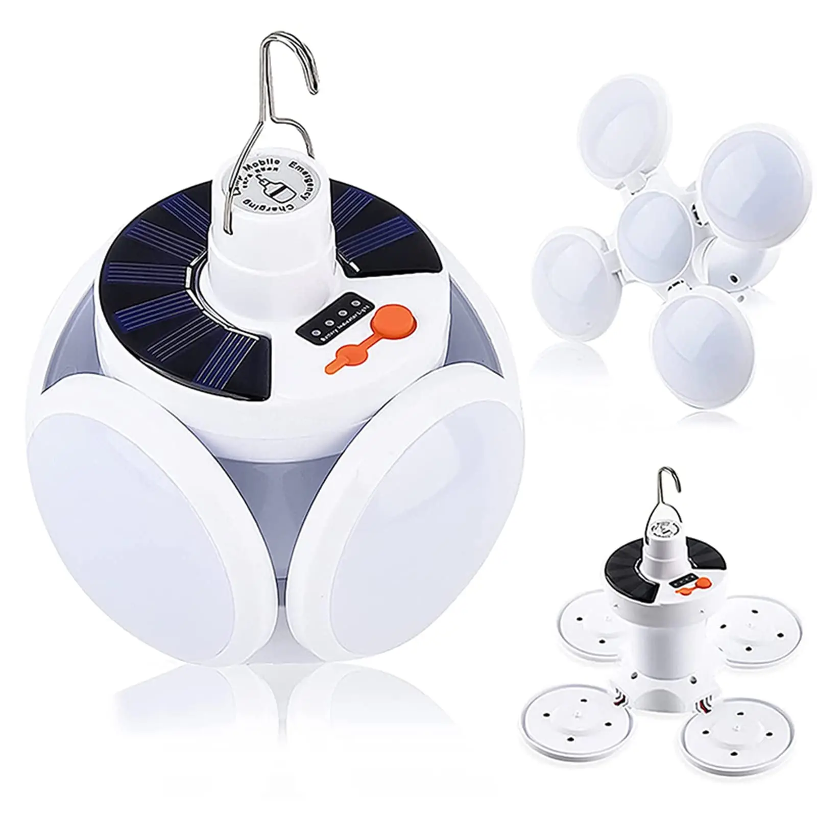 

Camping Light LED USB Charging Solar Charging Smart Remote Control SOS Waterproof Suitable for Outdoor Hiking Camping