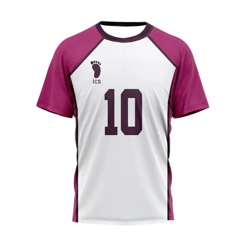 Summer Hot Selling Men's and Women's Volleyball Shirts 3D Printed T-shirt Summer Fashion Casual Breathable Exercise Clothing