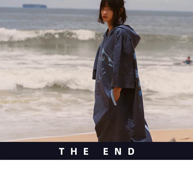 Nu-June Women Surfing Poncho Changing Robe Quick-Dry Hooded Towel Cape Swimming Robe Beach Wetsuit Surf Towel Poncho Adult