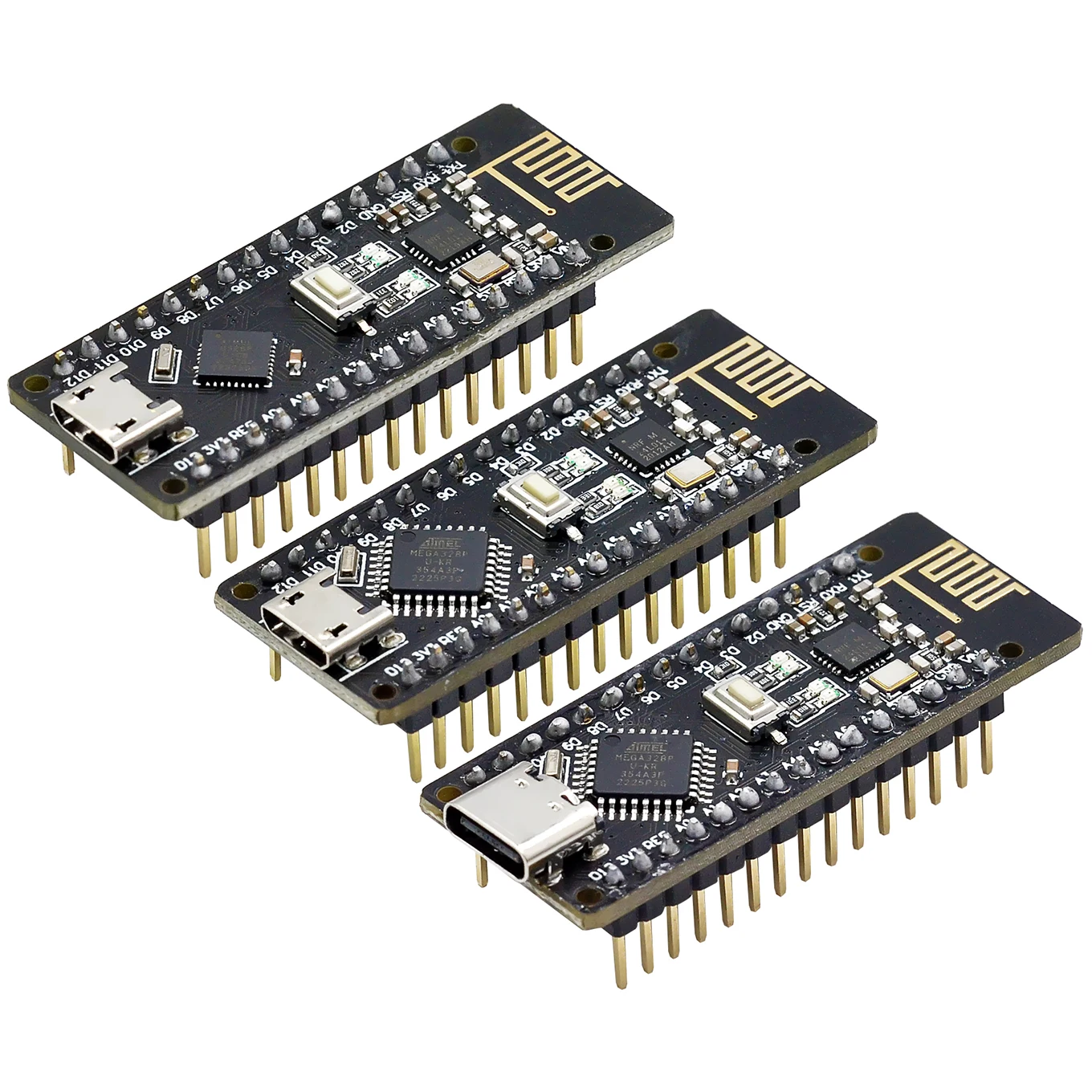RF-Nano-for-Arduino-Nano-V3-0-Micro-USB-Nano-Board-ATmega328P-QFN32-5V ...