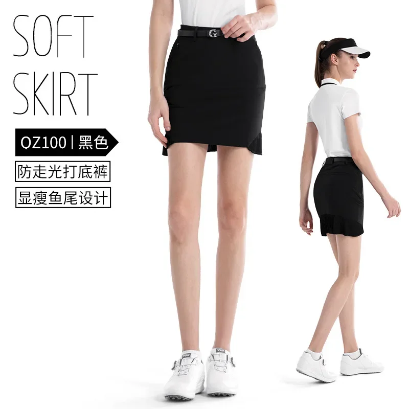 PGM Golf Short Skirt for Women Breathable Casual Outdoor Sports Wear Short Skirt That Wraps Around The Hips in Summer
