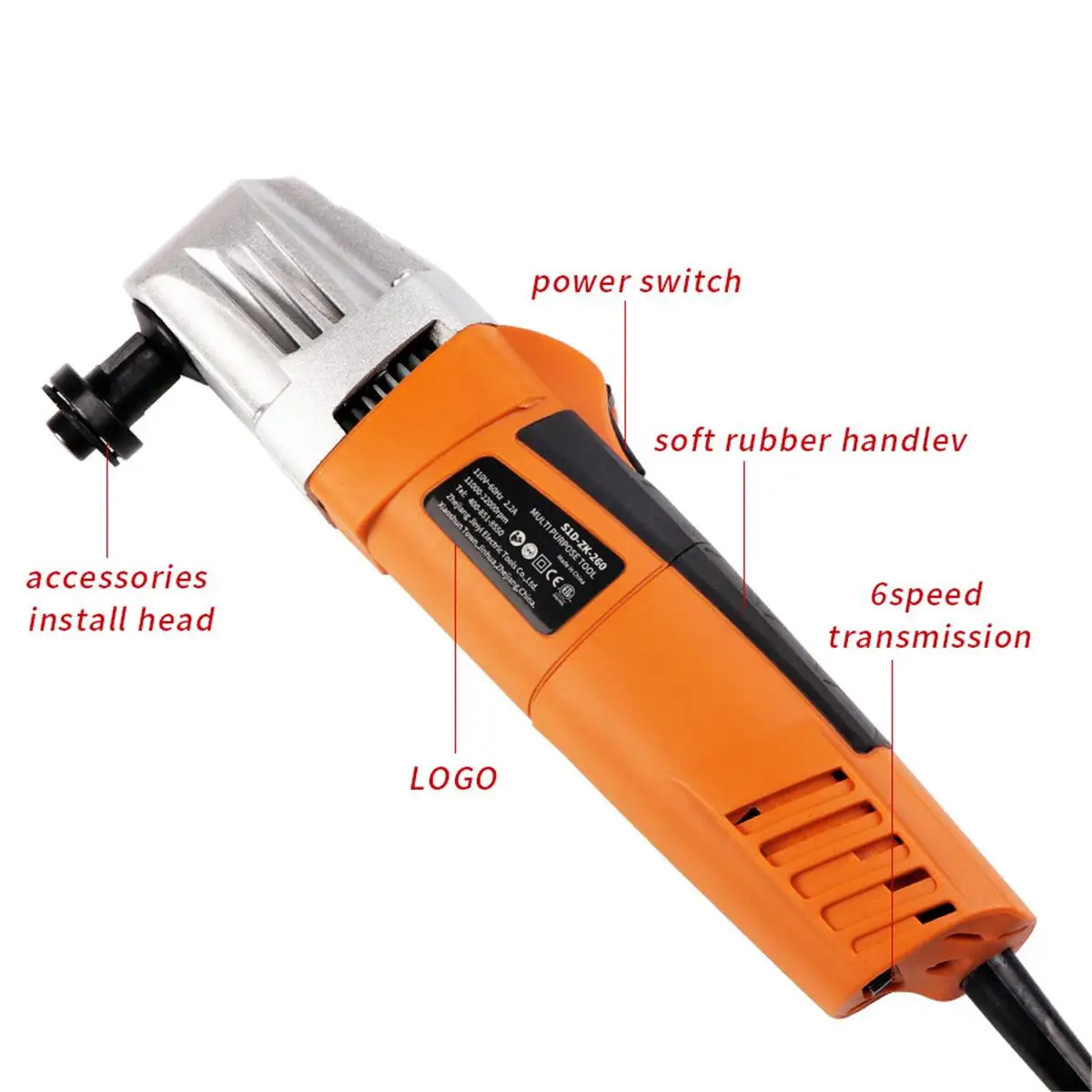 720w 110/220v Multifunction Oscillating Tool Electric Trimmer Saw For