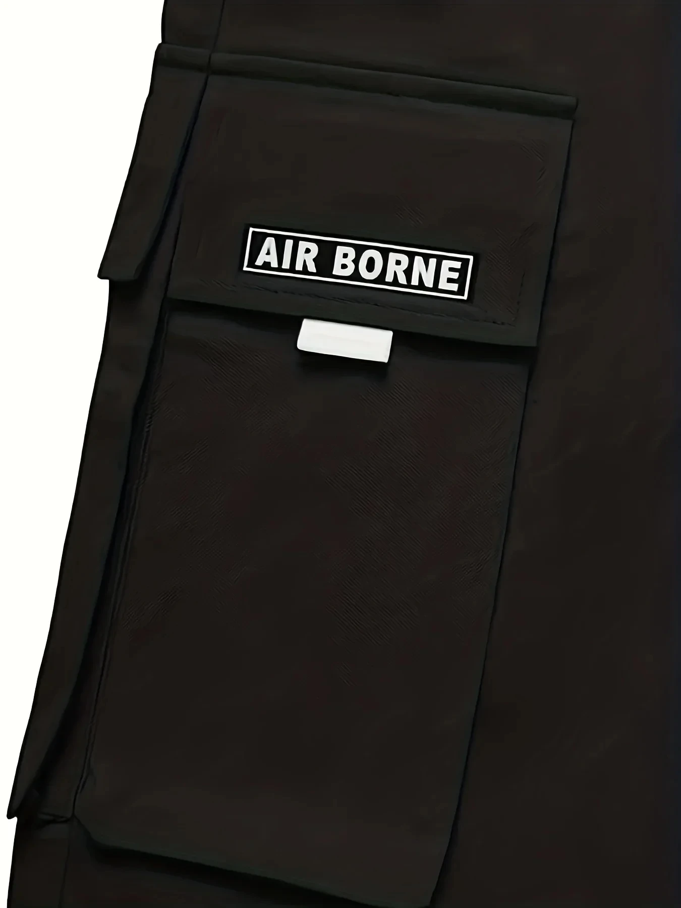 Plus Size Spring Summer Men Casual Cargo Pants Pockets Black Loose Out Door Elasticity Sports Oversize Pants 46 48 50 52 3