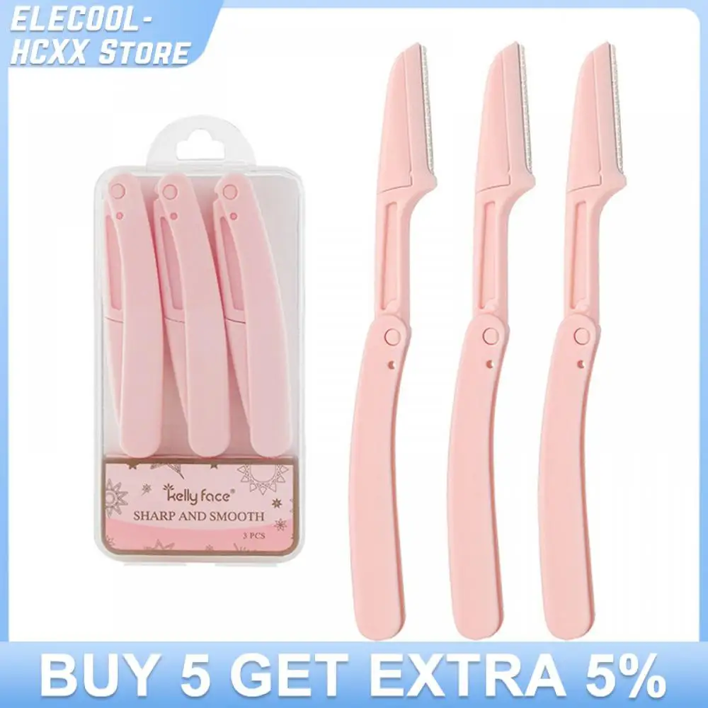 BeautyMakeupToolsFoldableEyebrowKnifeSafetyEyebrowScraping