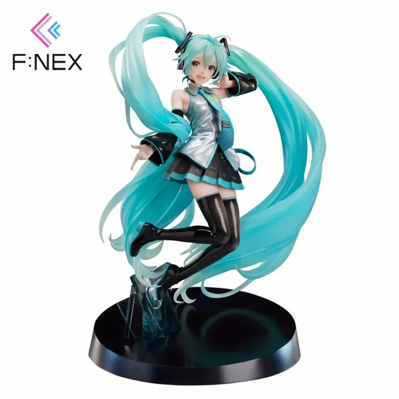 

100% Original F:NEX Hatsune Miku Anime Figure Cute Kawaii Virtual Singer 24CM PVC Collection Modle Doll Kids Birthday Toys Gift