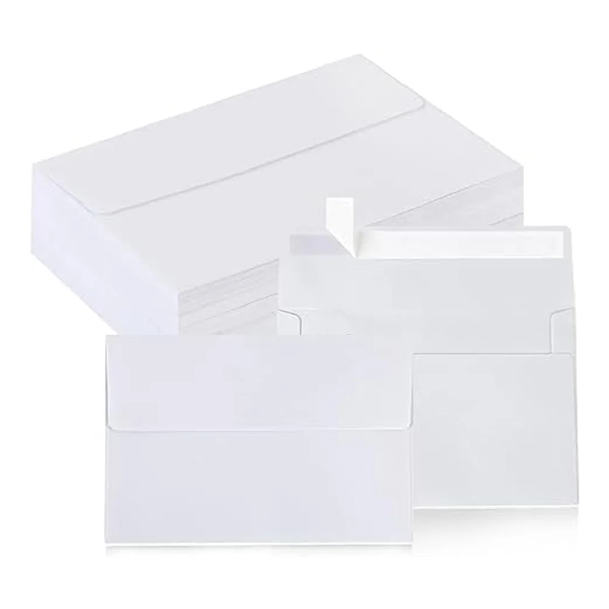 

Invitation Envelopes, A6 Printable White Envelopes for Weddings, Invitations, Photos,Postcards,Greeting Cards,Mailing C