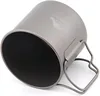 TOAKS Titanium 375ml Cup, Ultralight Outdoor Camping Mug Foldable Handle Tablewaret without Lid CUP-375 3