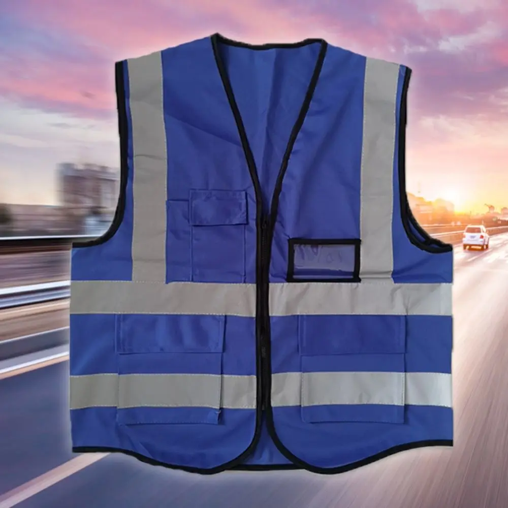 High Visibility Reflective Safety Vest Wear Resistant Breathable Traffic Waistcoat Comfortable Fashion Cycling Safe Jacket