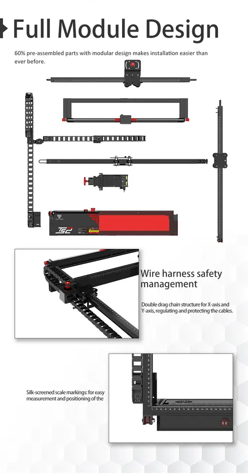 金属レーザー彫刻機,ts2,22w,12mm,木材,アクリル,サイズ410x410mm