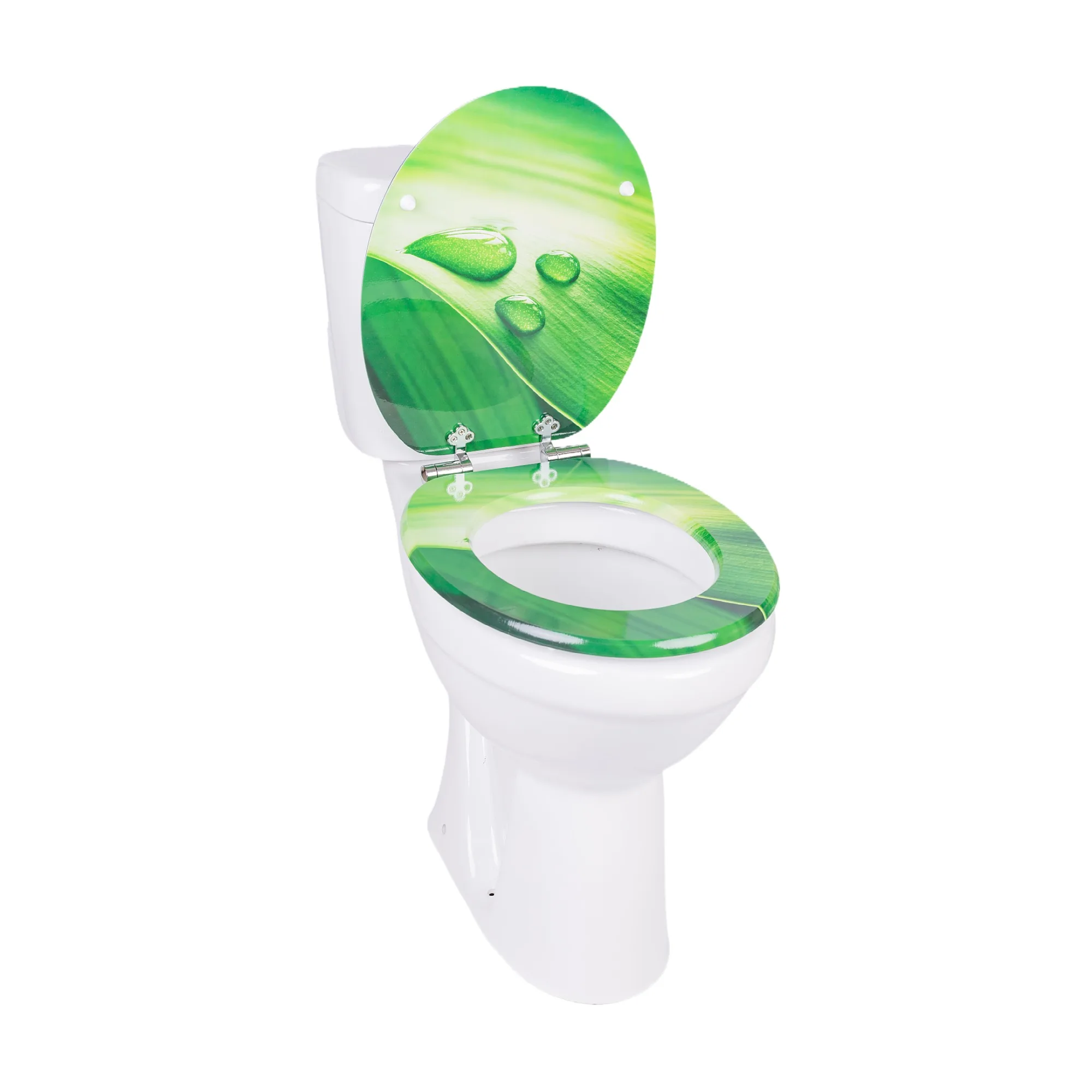 SINOBATH Toilettensitz mit Soft-Close Universal Toilettendeckel WC-Sitz Holz Klobrille, Tragfähigkeit bis 190 kg – Detail 10