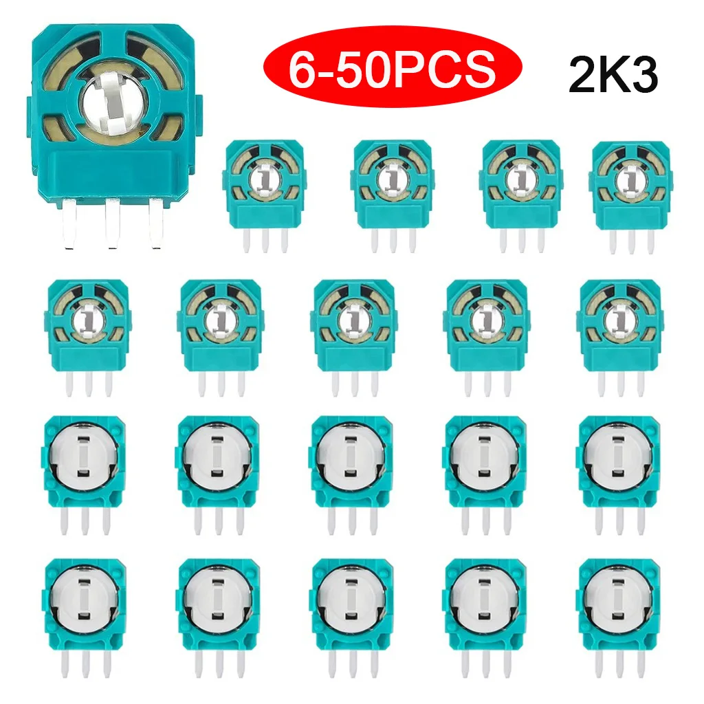 6-50pcs Analog Joystick Potentiometer 2K3 Ohm Replacement for Dualsense ...