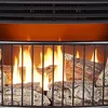 25,000 BTU Ventless Space Saving Free Standing Dual Fuel Fireplace with Built-In Thermostat Control Heats Up to 1,100 Sq Ft 5