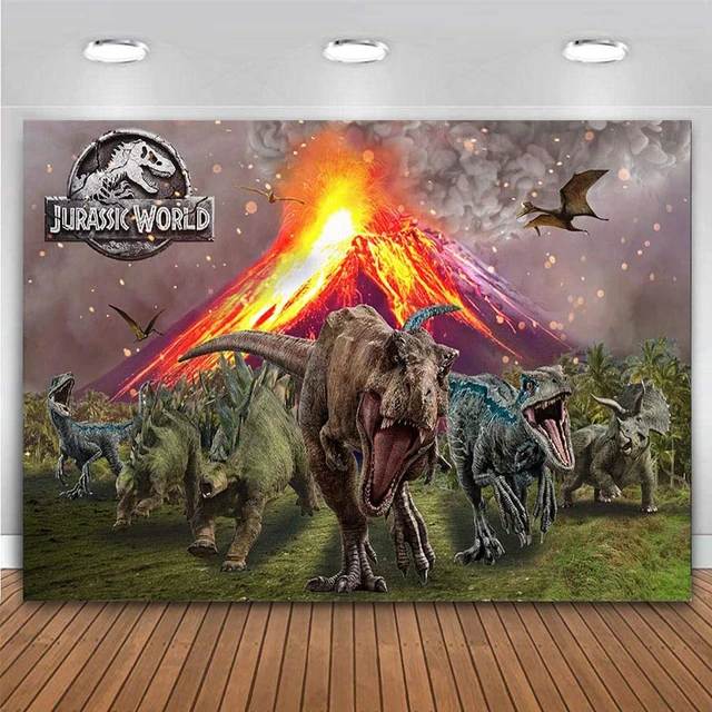 Décor De Décor De Parc Du Monde Jurassique, Dinosaure, Animaux De La Forêt  Tropicale, De La Jungle, Pour Garçons, Décoration De Fête De Premier  Anniversaire - Milieux - AliExpress